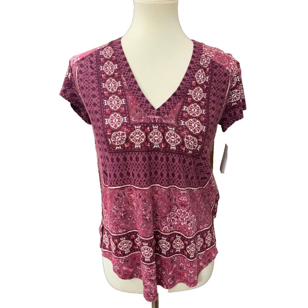 NWT LUCKY BRAND WOMENS TOP SHIRT BLOUSE SIZE XS